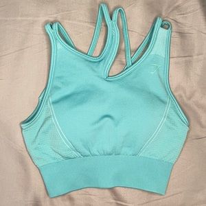 Gymshark Ultra Seamless Bra (Blue)